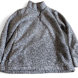 Weatherproof Vintage Gray Sherpa Pullover